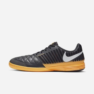 Ghete Fotbal Nike Lunar Gato II IC Indoor Court Barbati Gri Inchis Portocalii Negrii Albi | DBRW-312